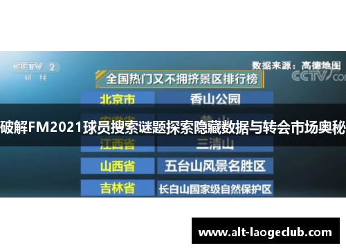 破解FM2021球员搜索谜题探索隐藏数据与转会市场奥秘
